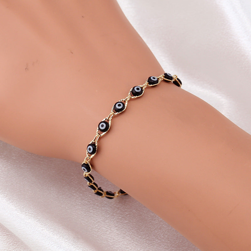 Design Simple Assorted Color Devil's Eye Bracelets