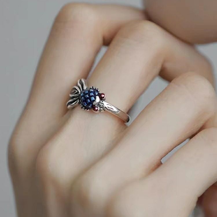 Lucky Female Niche Retro High Sense Index Finger Opening Ring
