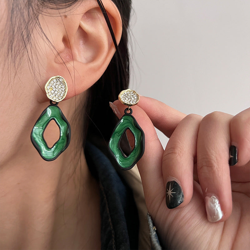 Women's Mori Style French Retro Camellia For Design Earrings