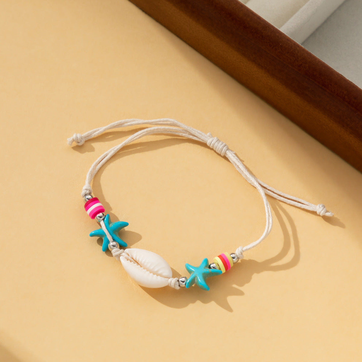 Hand-woven Knotted Marine Series Natural Shell Bracelets