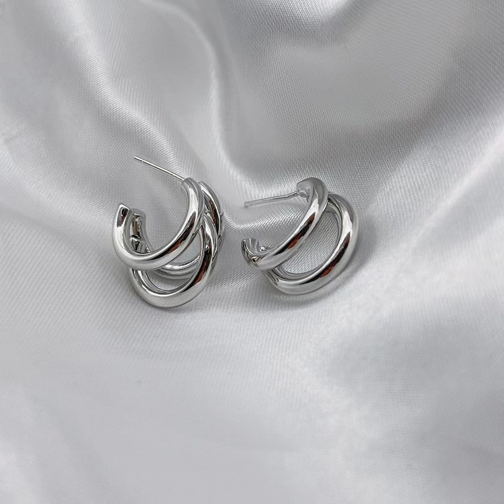Women's Frosty Style Ear Clip Temperamental Minority Earrings