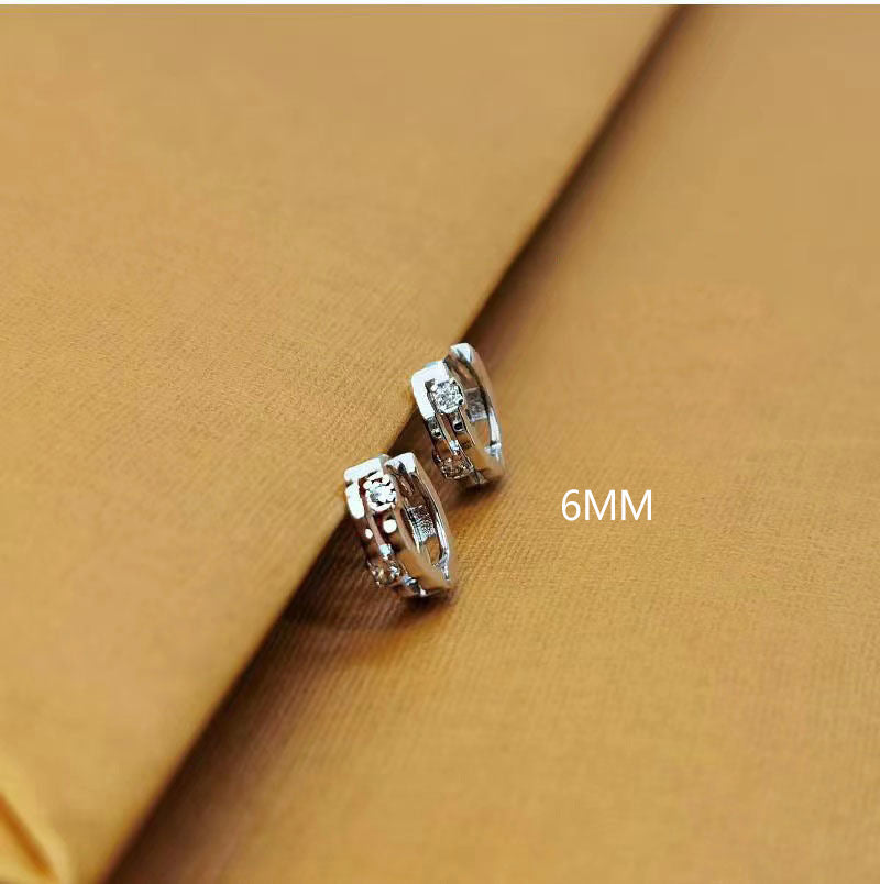 Women's Diamond Double Layer Ear Bone Niche Trendy Earrings