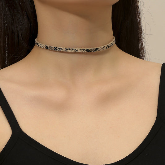 Leather String Elegant Clavicle Trendy Ornament Necklaces