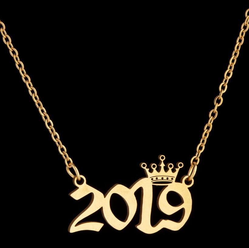 Women's Wind Lucky Digital Angel Clavicle Chain Necklaces