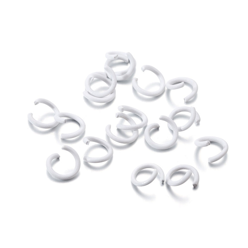 Single Circle Paint Color Broken Small Hoop Jewelry Accessories