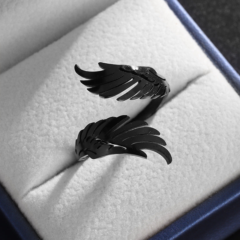 Simple Style Open Adjustable Stainless Steel Rings