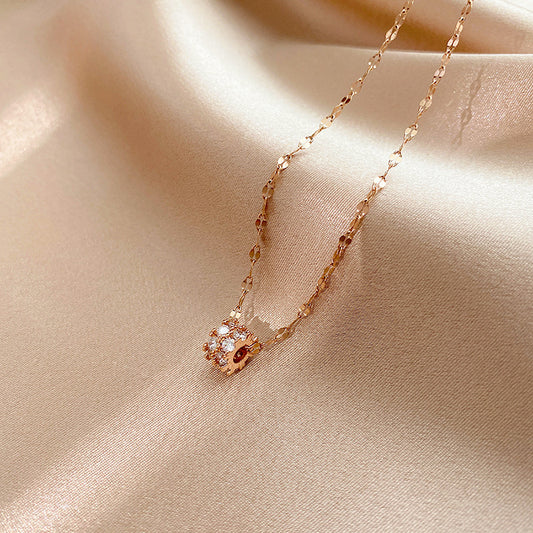 Small Waist Female Clavicle Chain Titanium Necklaces