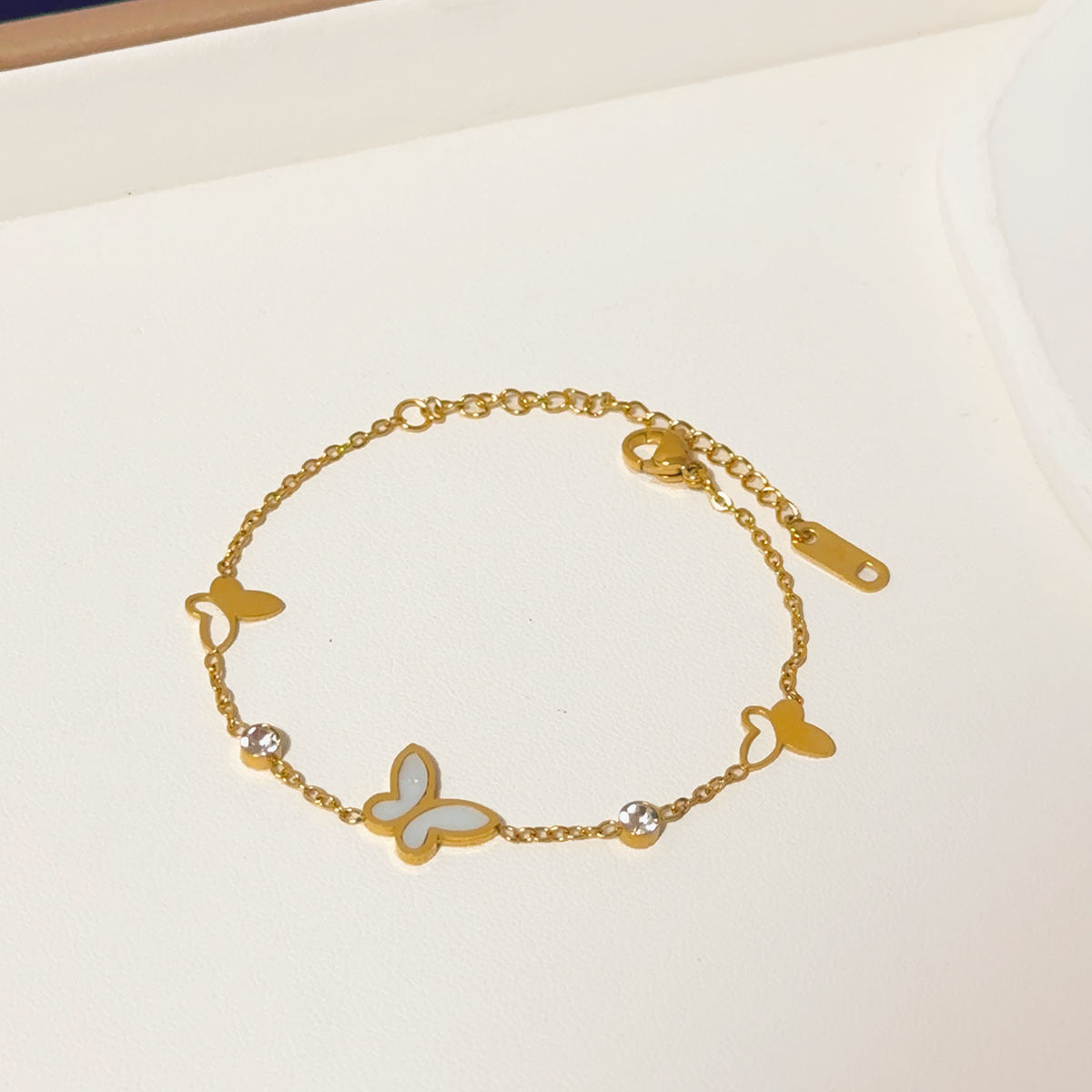 Women's Fashion Design Titanium Steel High-grade Gold Bracelets