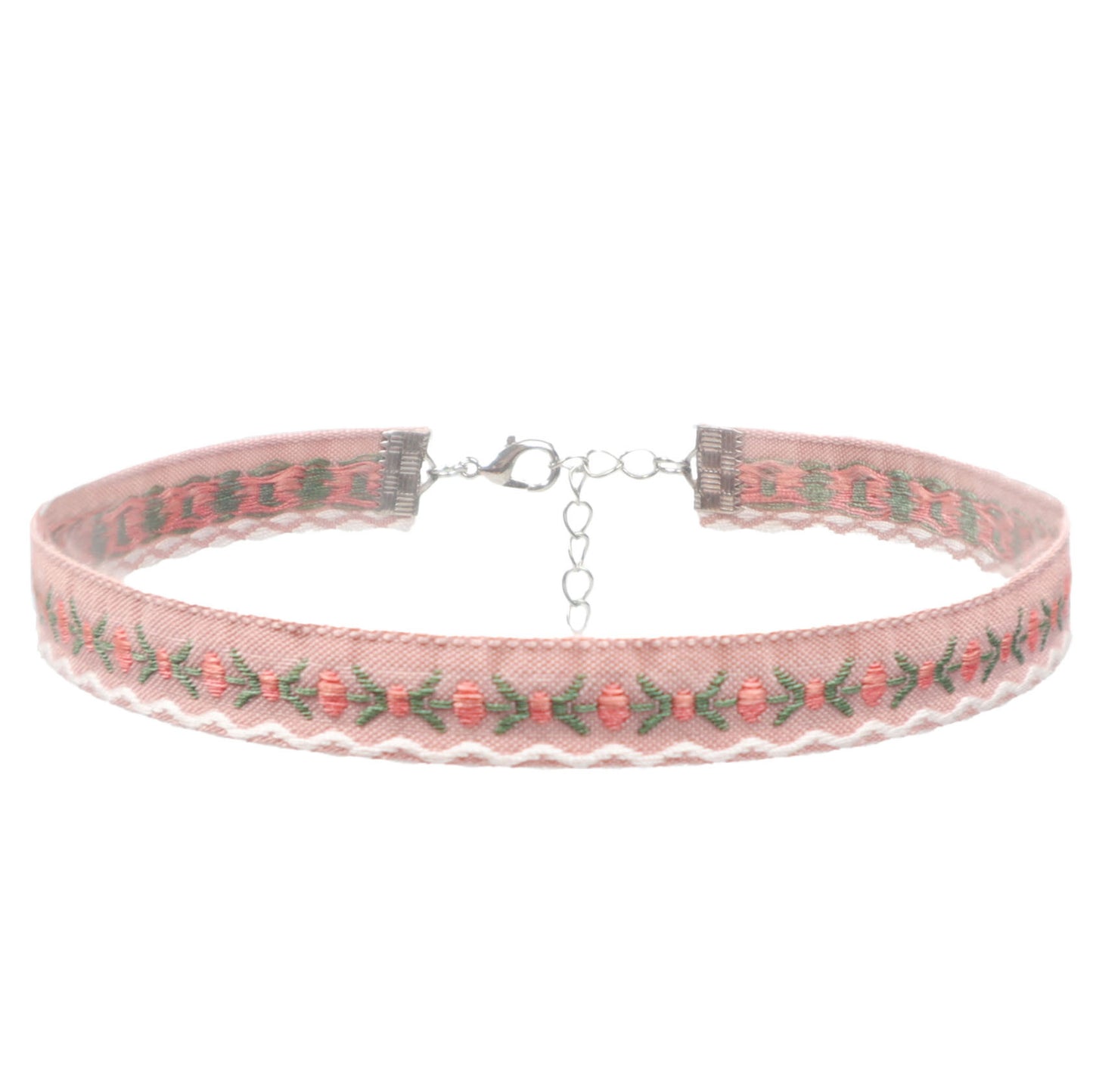 Ornament Neck Band Pink Love Items Necklaces
