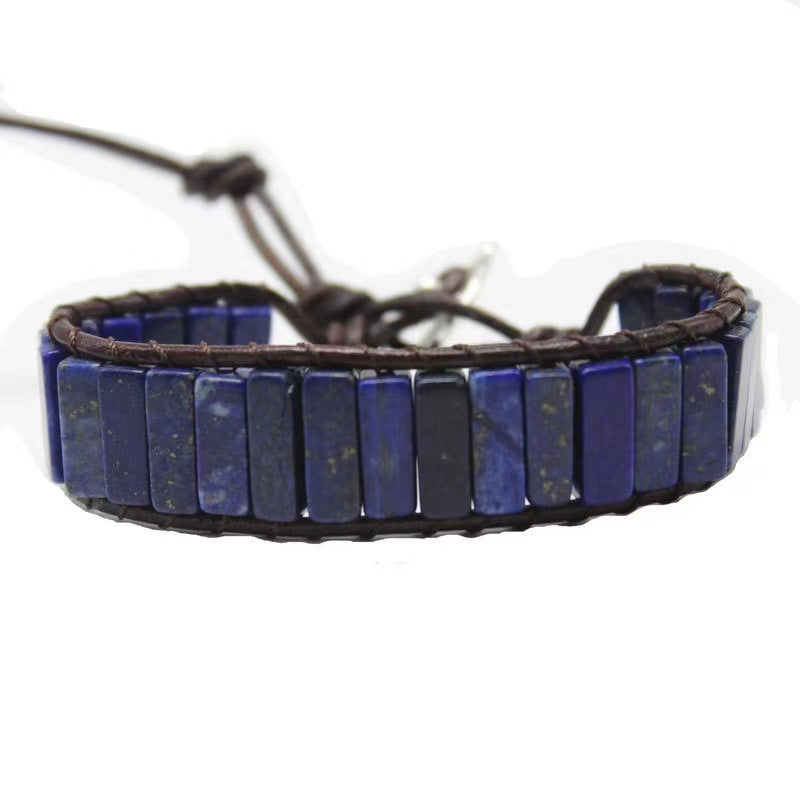 Ornament Emperor Stone Hand-woven Leather Bohemian Bracelets