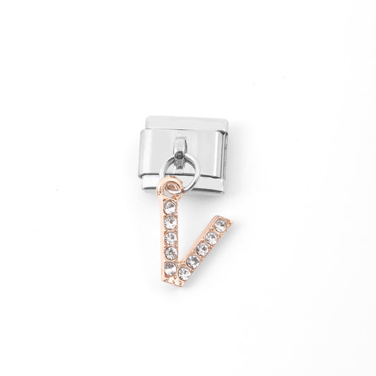 Unique Comfortable Stainless Steel Letter Module Bracelets