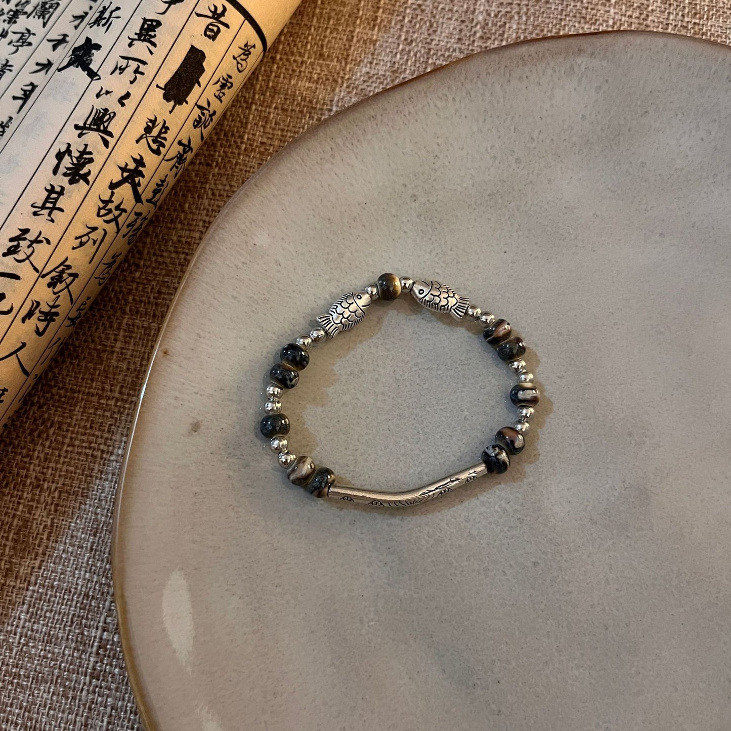 Niche Retro Chinese Beaded Handmade Stall Bracelets