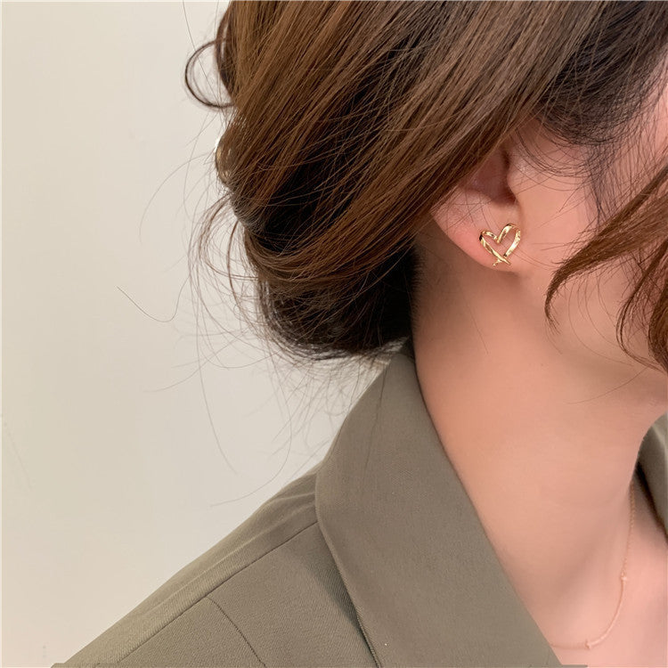 Women's Luxury High-grade Sier Needle Simple Elegance Earrings