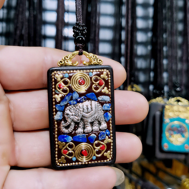 Tibetan Vintage Blackwood Father's Day Sweater Necklaces