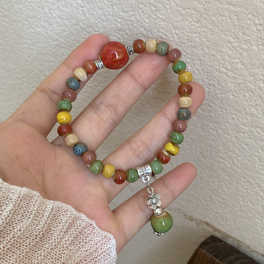 Niche Retro Chinese Beaded Handmade Stall Bracelets