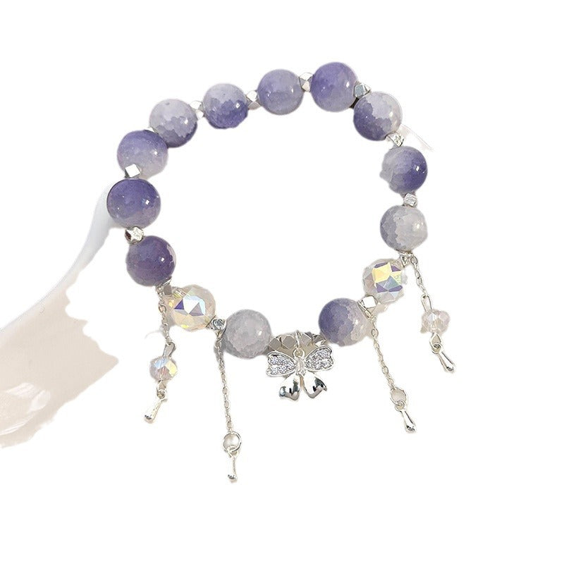 Floral Butterfly Angel Niche Color Size Double Stitching Cracked Bracelets