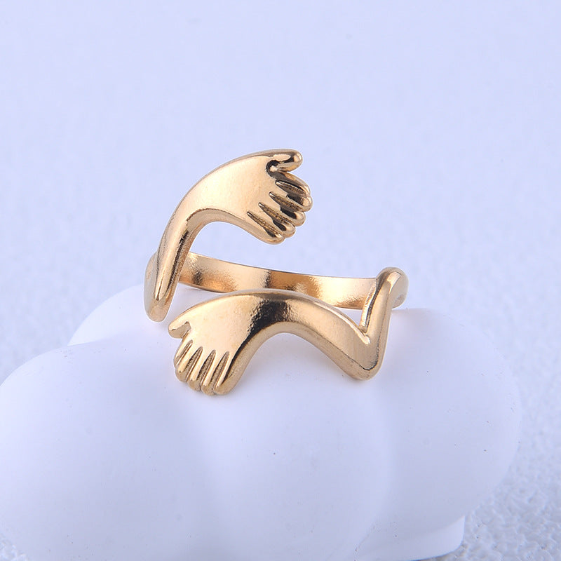Women's & Men's Hip Hop Hug Arm Index Finger Rings