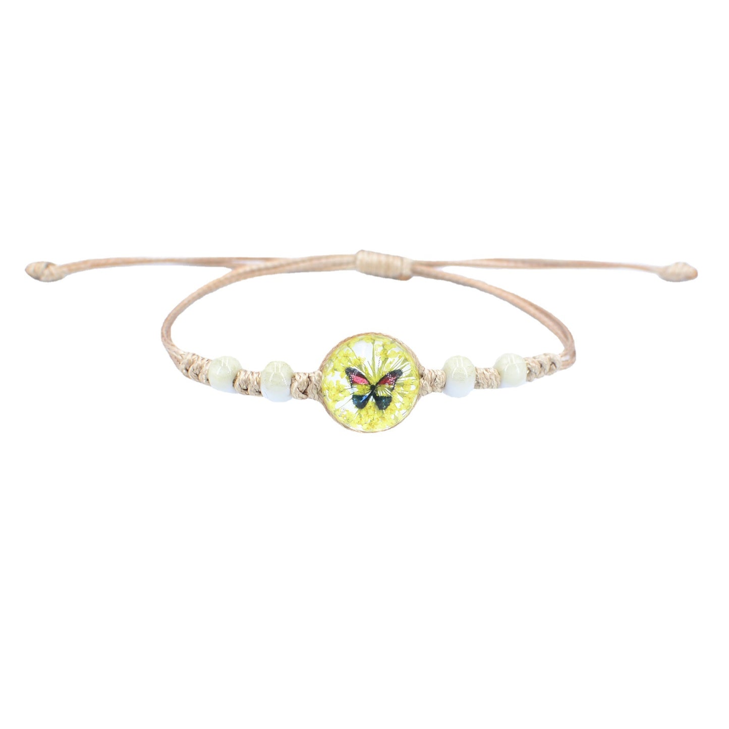 Woven Real Flower Stall Girlfriend Gifts Dried Bracelets