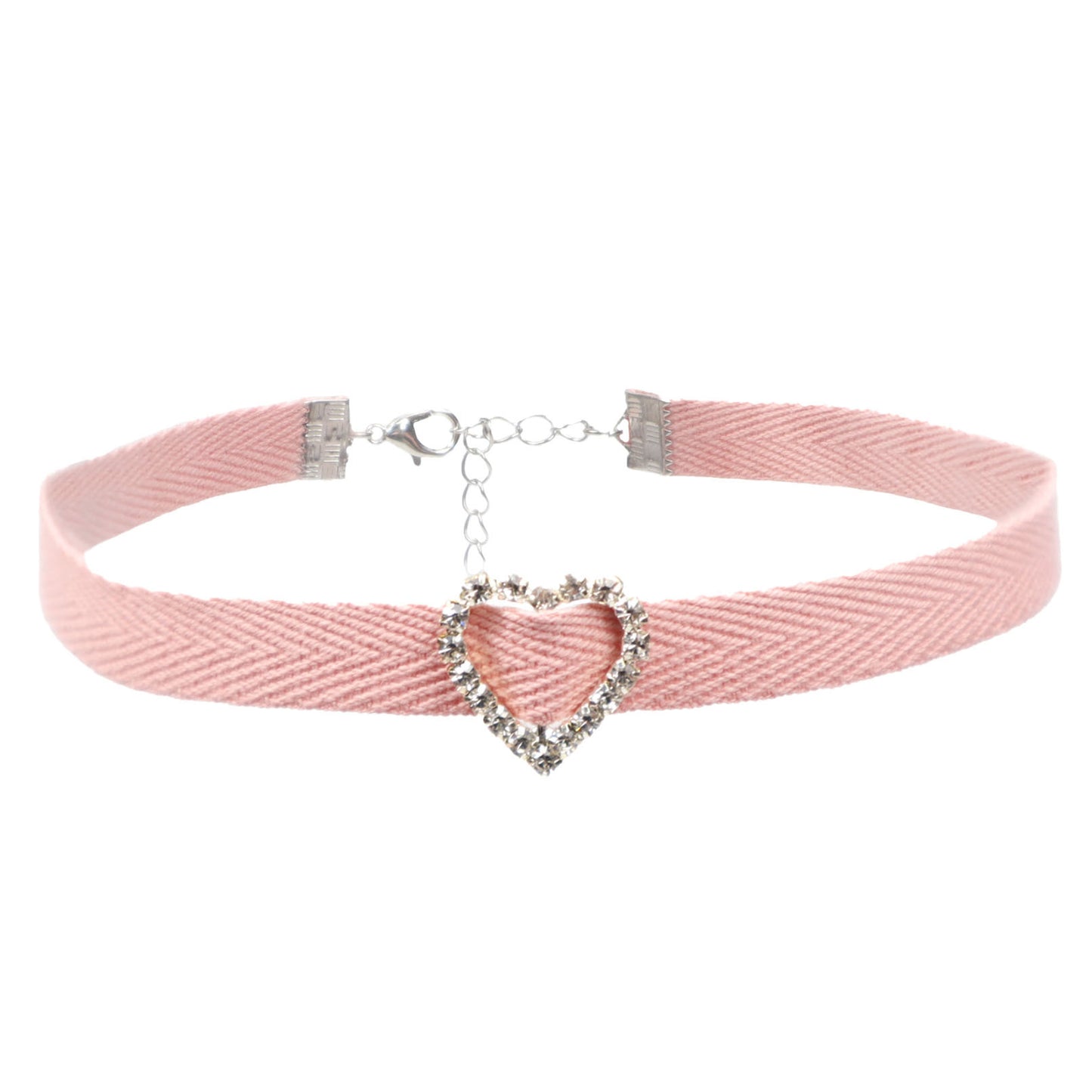 Ornament Neck Band Pink Love Items Necklaces