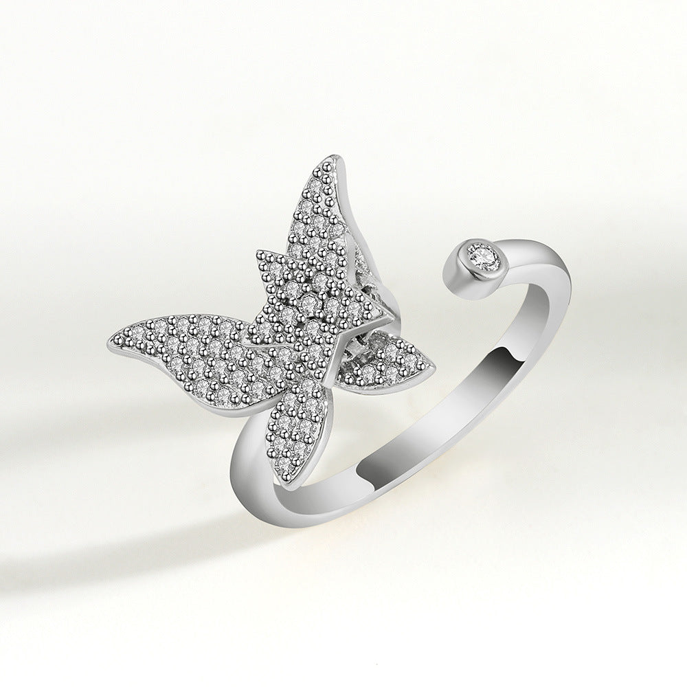 Spinning Anxiety Relief Open Suit Decompression Rings