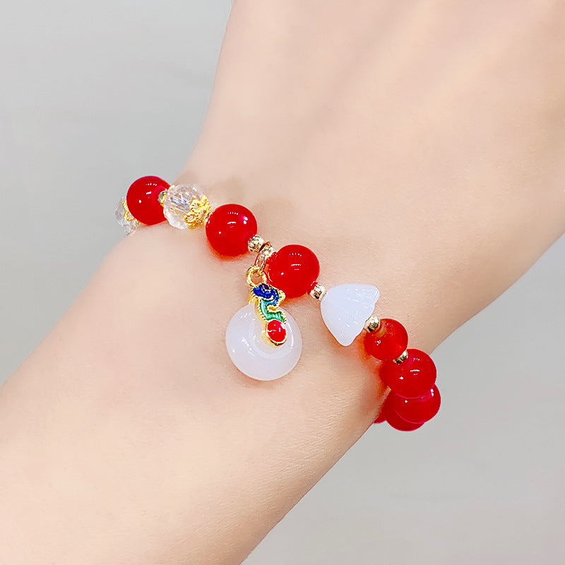Safety Buckle Sweet Tassel Hand Toy Bracelets