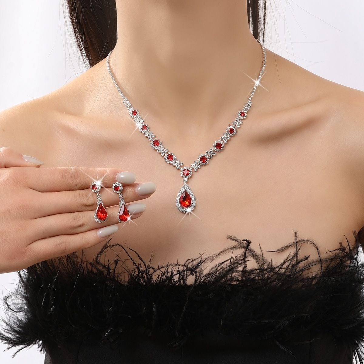 Easy Matching Fashionable Exquisite Clavicle Chain Jewelry Set