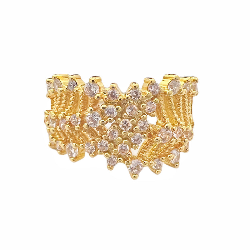 Women's Light Luxury High-grade Open Antique Retro Rings