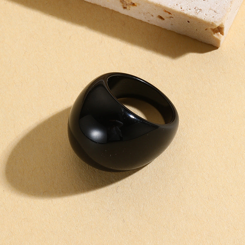 Classy Glamorous Fashion Lady Resin Style Rings