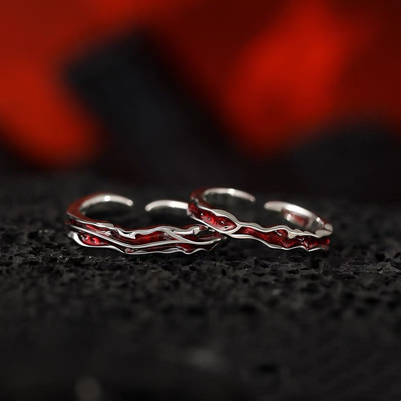Couple Models Finger Design High Sense Girlfriends Rings