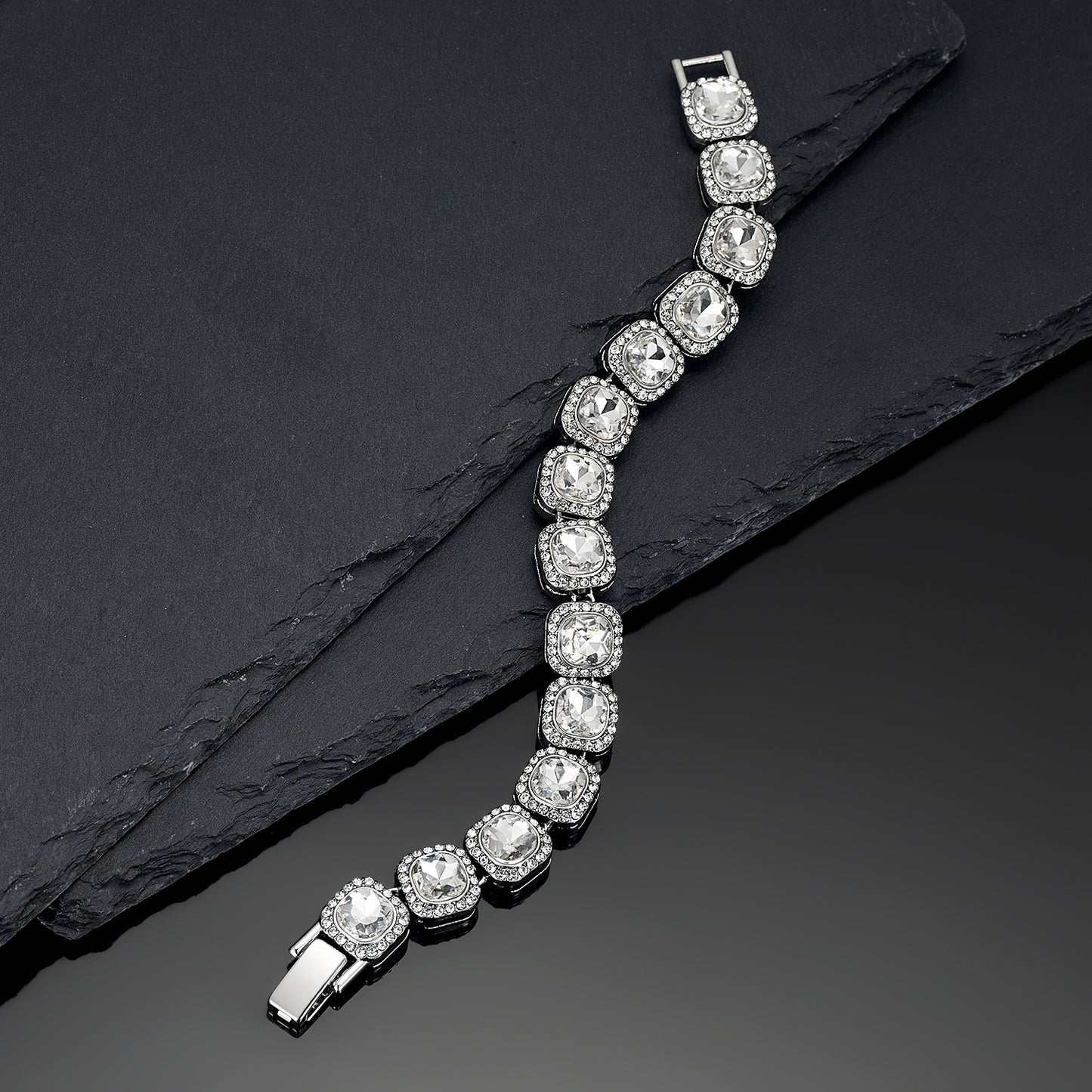 Men's Accessories Square Rock Candy Chain High Necklaces