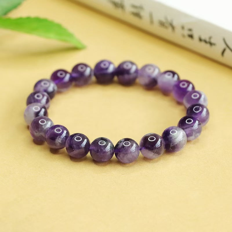 Purple Fire Natural Amethyst Crystal Fresh Bracelets