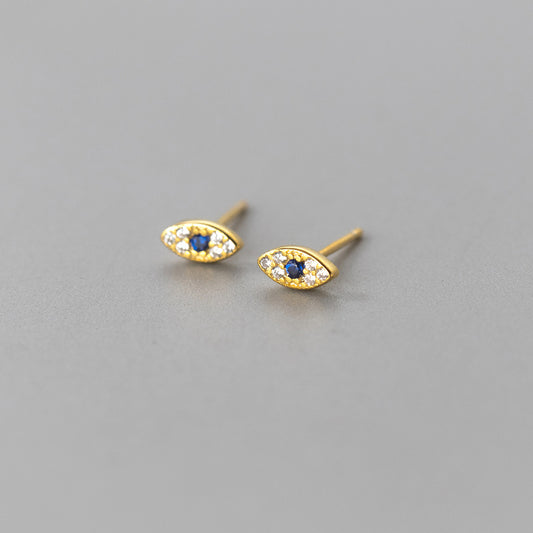 Love Lodge Sterling Sier Diamond Eye Earrings