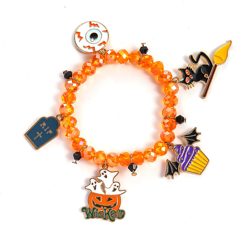 Oil Dripping Pumpkin Head Ghost Festival Bracelets