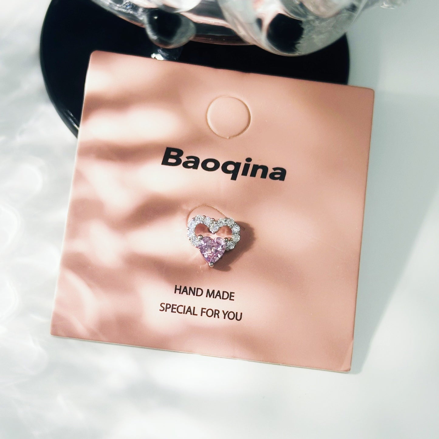 Titanium Steel Niche Super Flash Ear Bone Pin Small Earrings