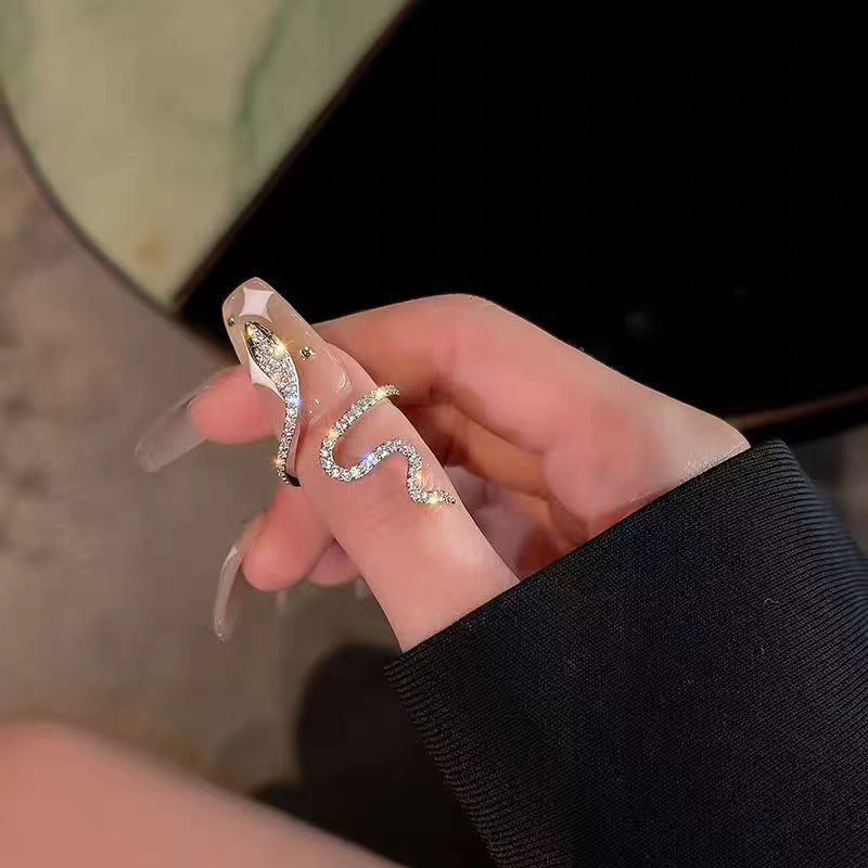 Female Niche Design Personalized Cold Style Switchable Index Finger Rings