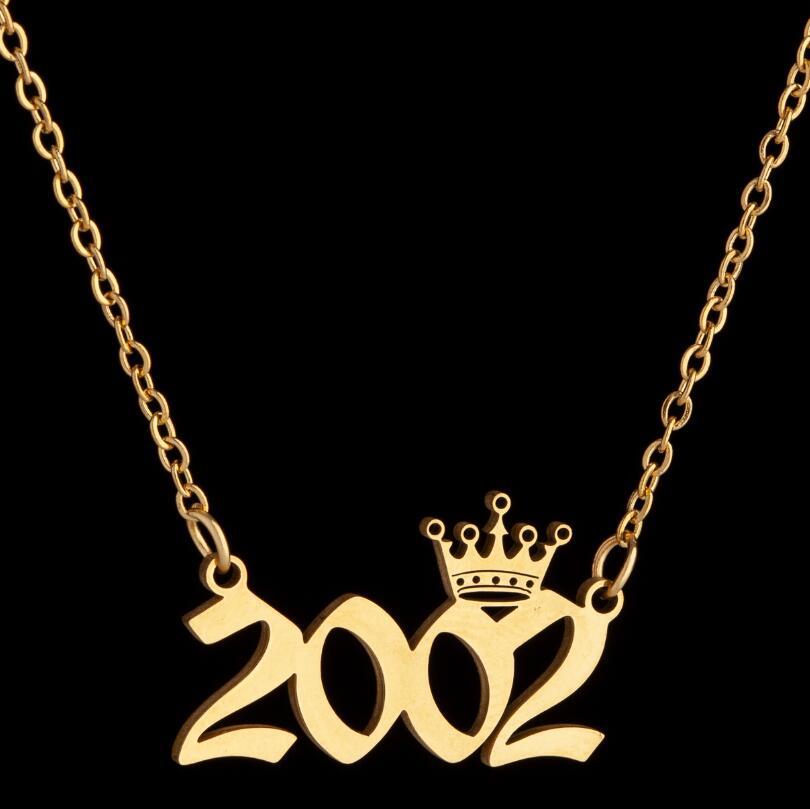 Women's Wind Lucky Digital Angel Clavicle Chain Necklaces