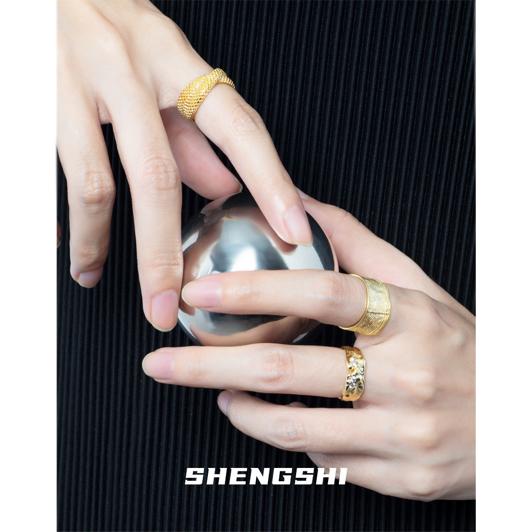 Women's Personality Exaggerated Trendy Cold Wind Bandage Rings