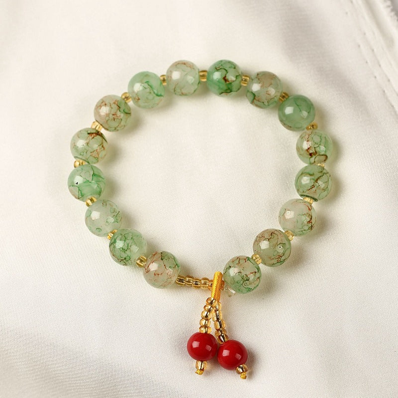 Jewelry Ornament Crystal String Beads Fresh Bracelets