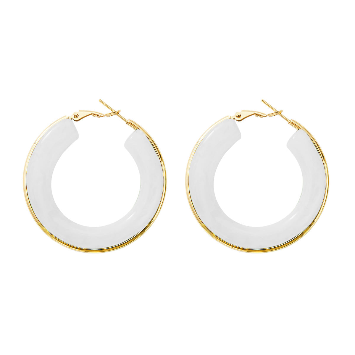 High-grade Exaggerated Vacation Style Stainless Steel Personality Affordable Luxury Earrings