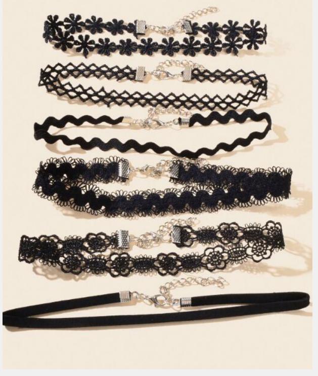 Classic Cool Pretty Lace Clavicle Chain Collar