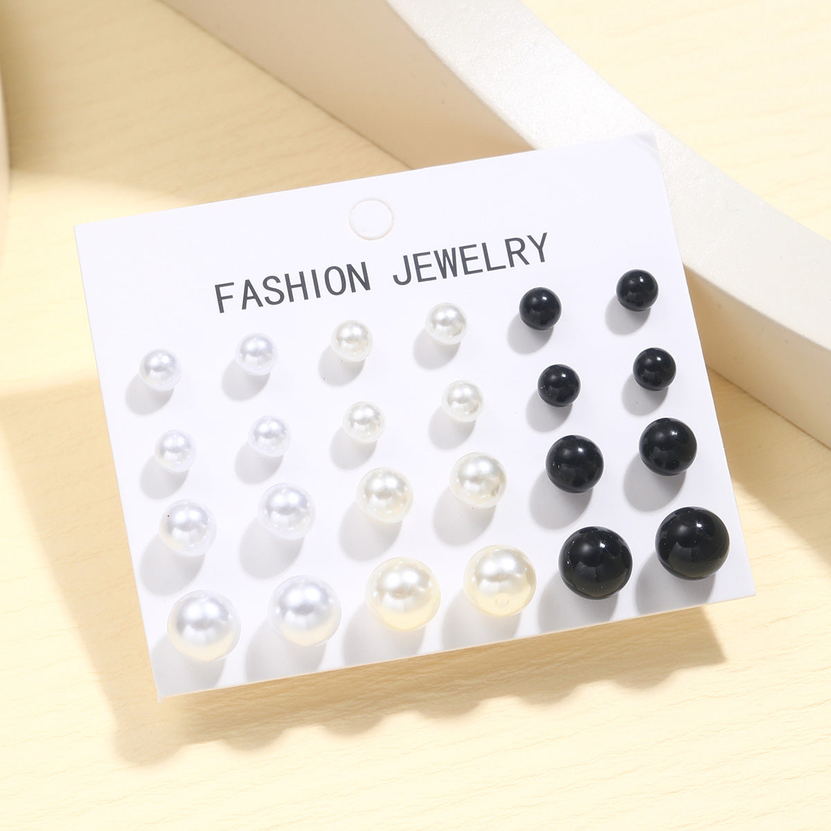 Simple Set High-grade Retro Temperament Three-color Earrings