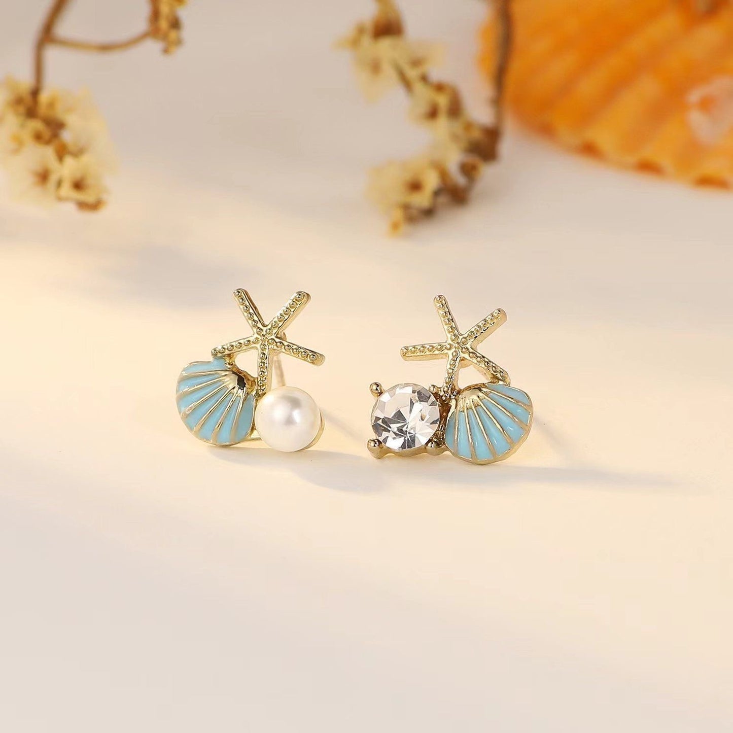 Zinc Alloy Creative Asymmetric Design Fashion Simple Rings
