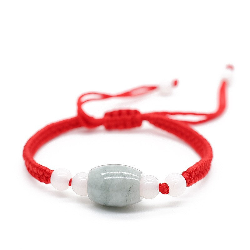 Jade Red Rope Wrist String Hand-woven Bracelets