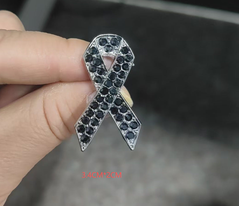 Style Fashion Pink Ribbon Brooch Senior Alloy Brooches
