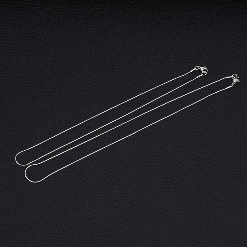Simple Clavicle Chain Stainless Steel Snake Necklaces