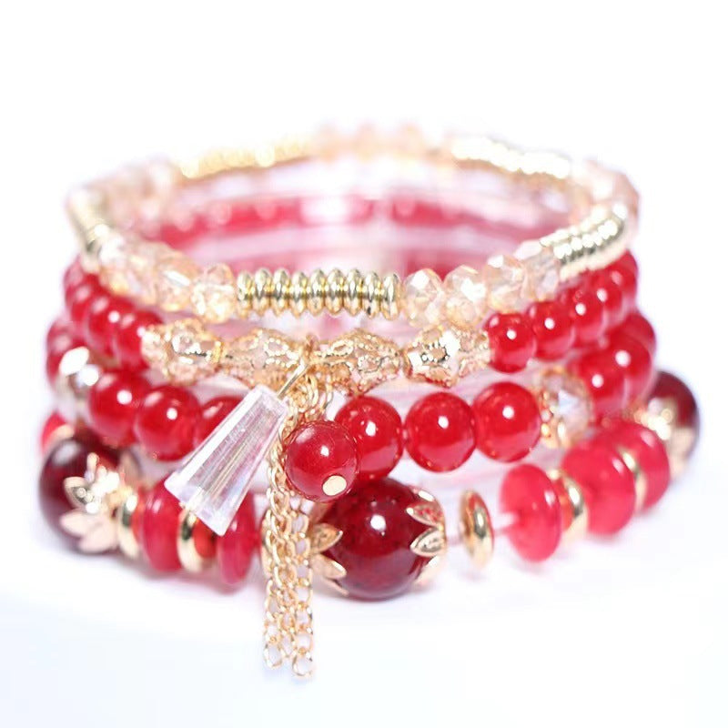 Women's Bohemian Elegant Crystal Exotic Suit Jewelry Bracelets