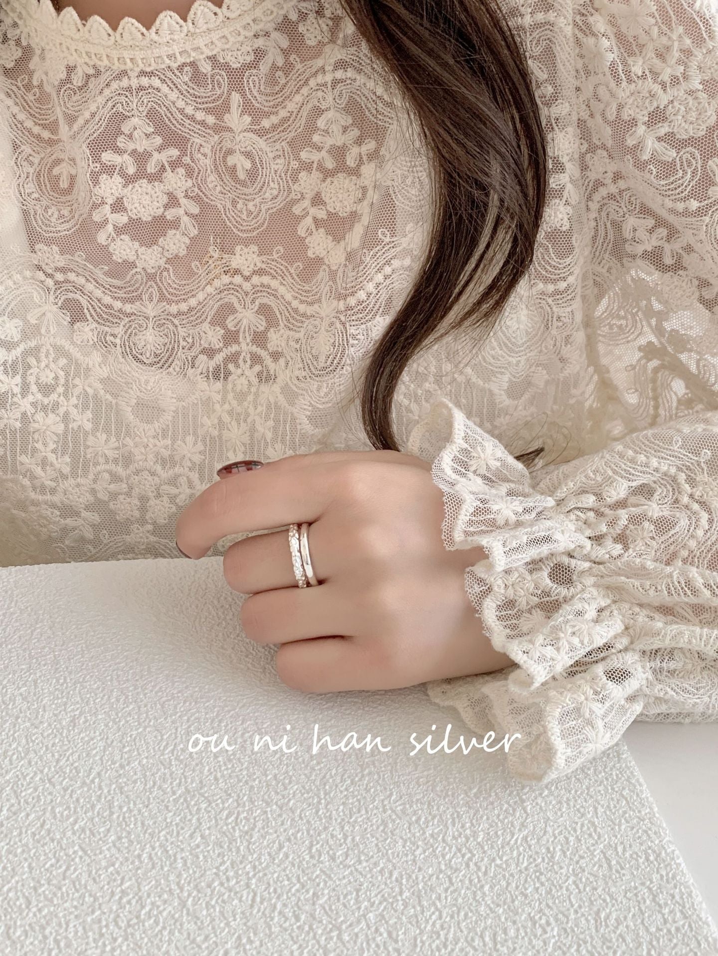 Oni Sterling Sier Female Style Design Rings