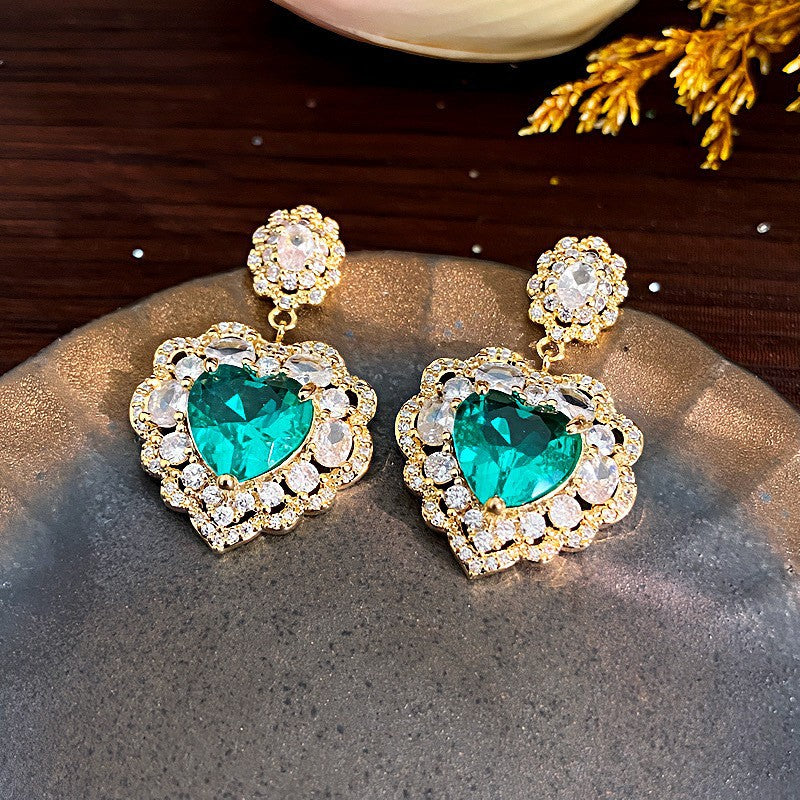 Oil Oval Geometric French Retro Special Earrings