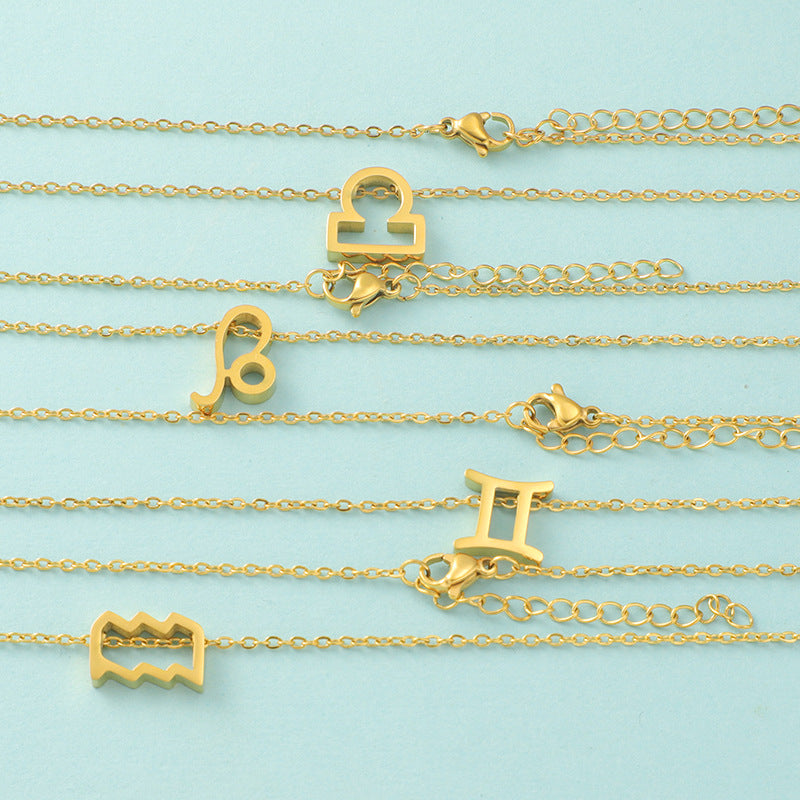 Twee Constellations Constellation Clavicle Chain Card Necklaces