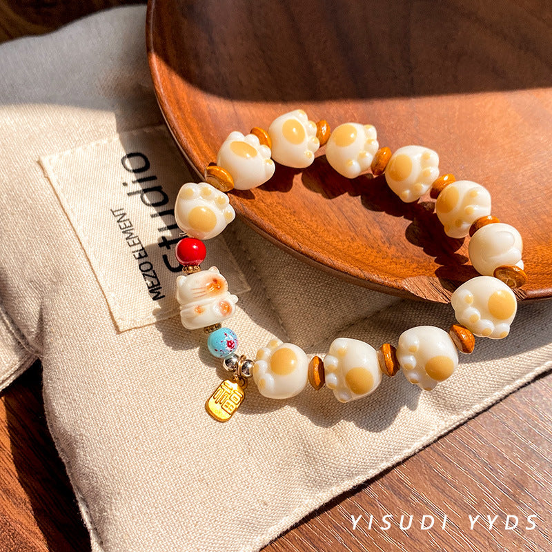Cat's Paw Lucky Cat Cute Beaded Bracelets